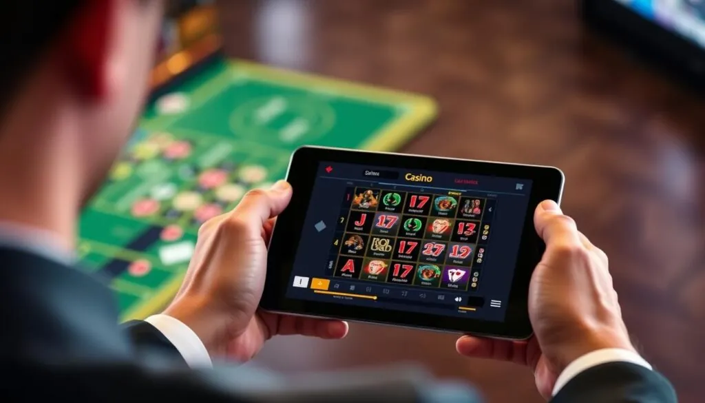1xbet Casino UK user interface on desktop and mobile devices