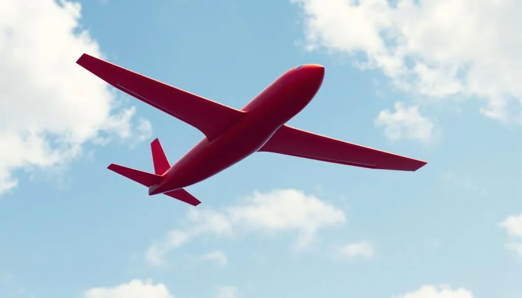 Aviator Game Demo showing a red plane flying against a blue sky background