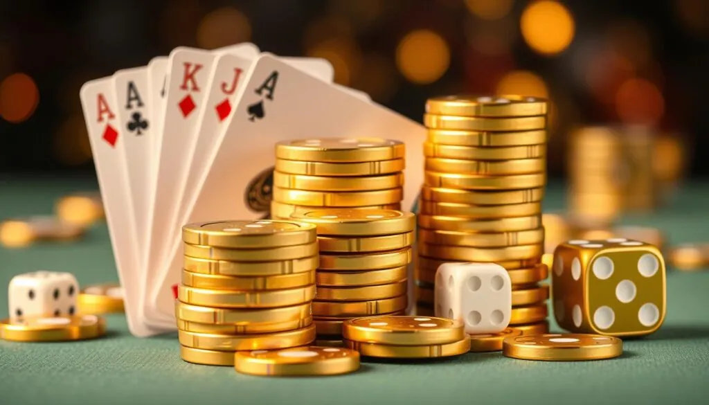 Betsafe Casino UK bonus promotion illustrated with casino chips and cards