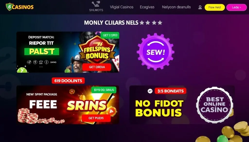 Casino welcome bonuses 2025 showing deposit matches and free spins offers at best online casinos