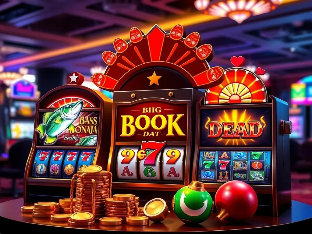 Collection of popular slot games at Hollywoodbets Casino UK