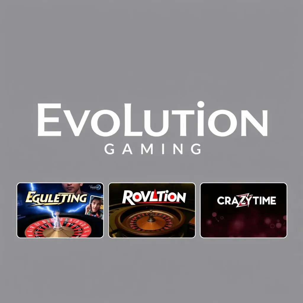 Evolution Gaming logo and live casino thumbnails at Bwin Casino UK