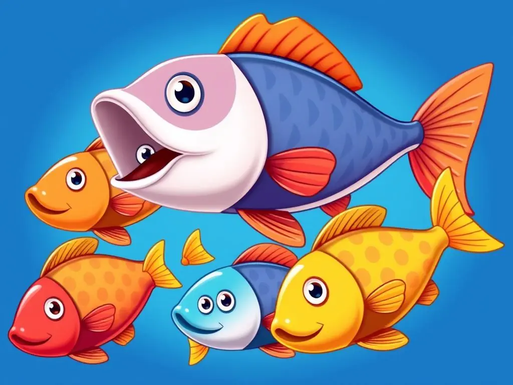 Fishin Frenzy Big Catch Slot Demo gameplay showing fish symbols with cash values