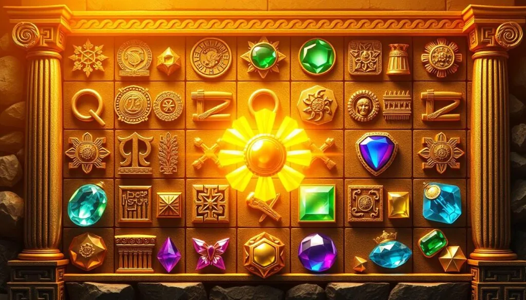 Gates of Olympus 1000 Slot gameplay showing scatter pays mechanic with multiple matching symbols