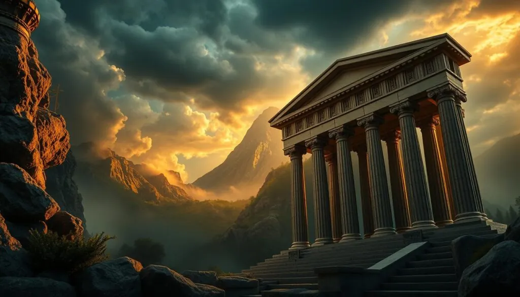 Gates of Olympus 1000 Slot visual design showing Zeus and the game's Greek mythology theme