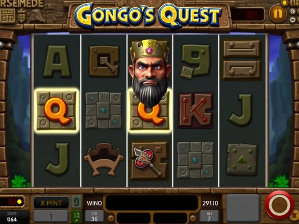 Gonzo's Quest slot by NetEnt featuring avalanche mechanics and multipliers