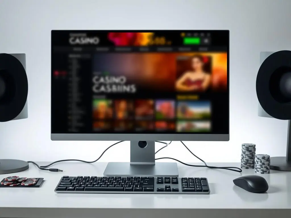 Hollywoodbets Casino UK website design showing clean layout and navigation