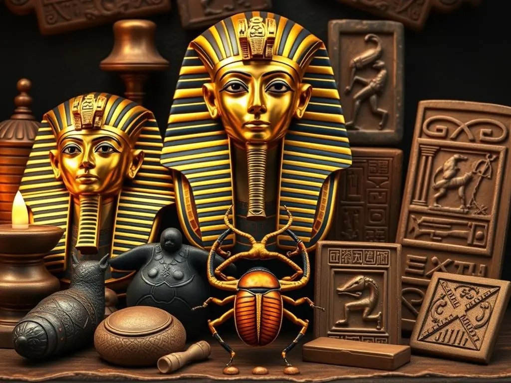 Legacy of Dead Slot Egyptian symbols including Tutankhamun, Anubis, and hieroglyphics Legacy of Dead Slot Egyptian symbols including Tutankhamun, Anubis, and hieroglyphics