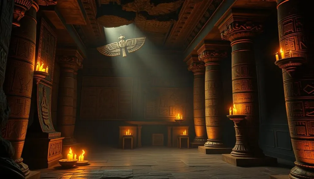 Legacy of Dead Slot Egyptian tomb interior with golden artifacts and hieroglyphics Legacy of Dead Slot Egyptian tomb interior with golden artifacts and hieroglyphics
