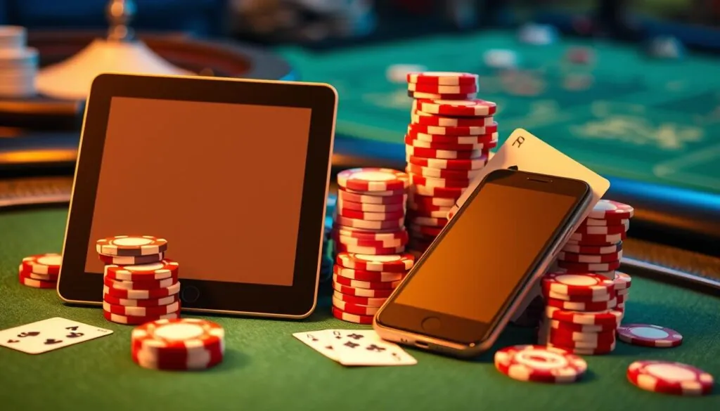 LeoVegas Casino UK website and mobile app interface