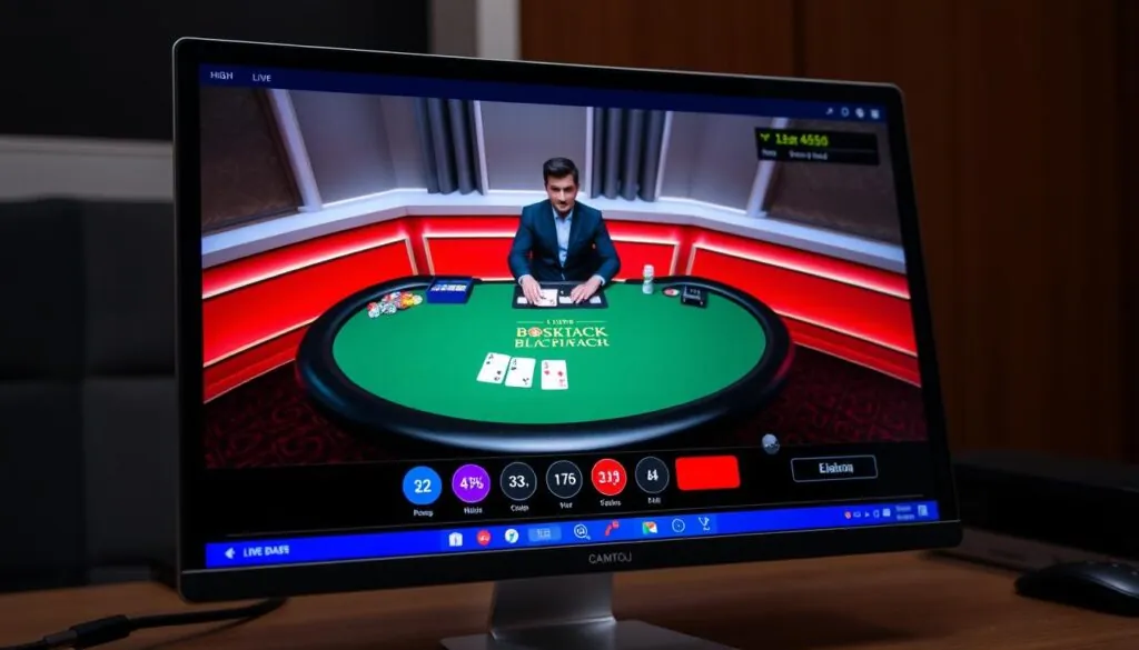 Live dealer blackjack table at Bwin Casino UK