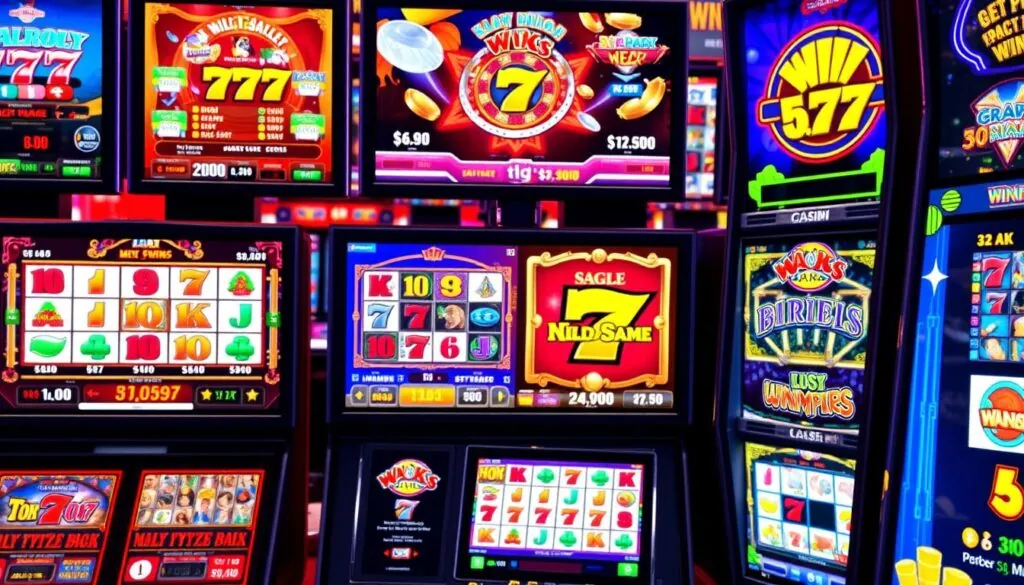 National Casino UK review showing a collection of popular slot games available at the casino