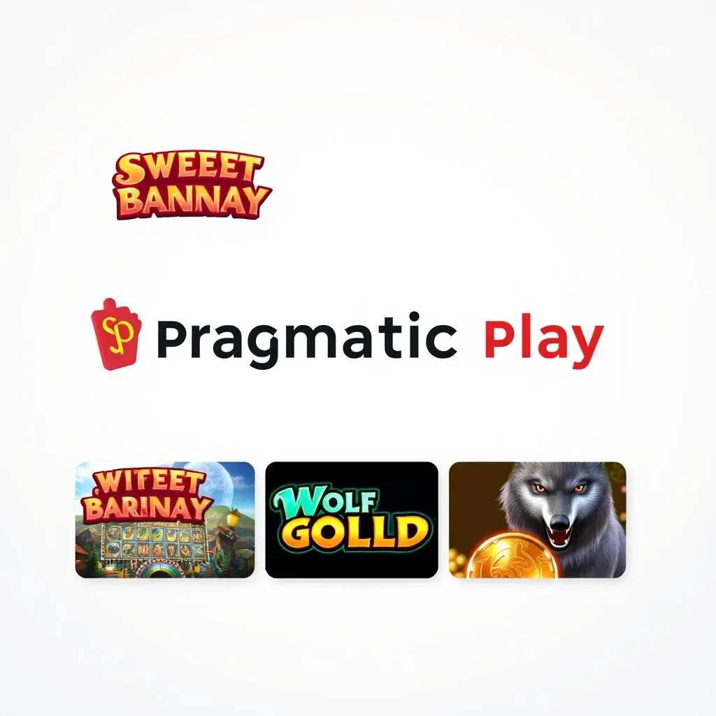 Pragmatic Play logo and game thumbnails at Bwin Casino UK