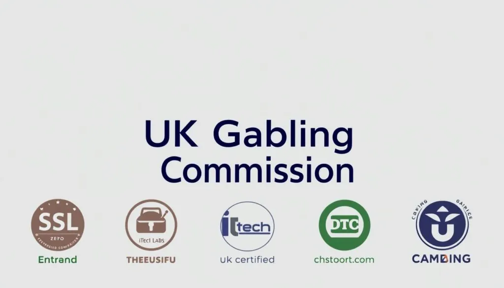 UK Gambling Commission logo and security symbols for Bwin Casino UK