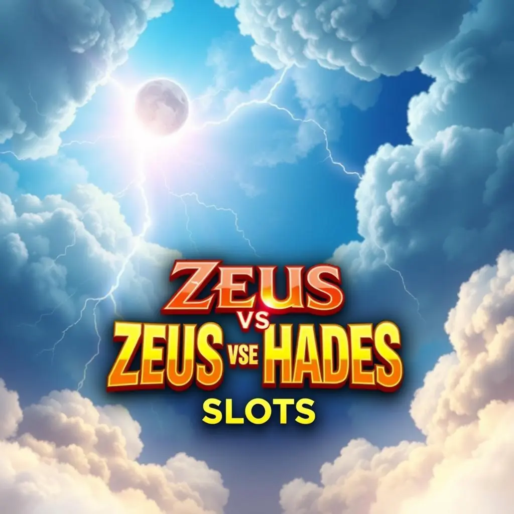 Zeus mode in Zeus vs Hades Slot showing heavenly blue aesthetics