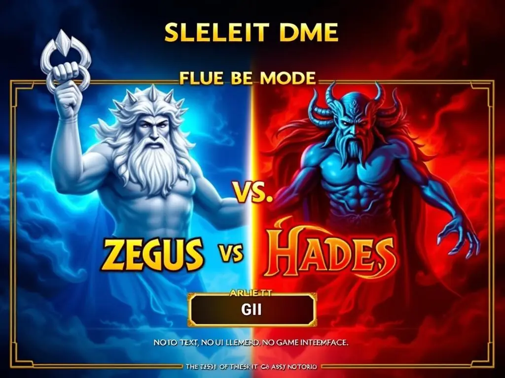 Zeus vs Hades Slot showing the game's dual mode selection screen